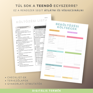 Költözési rendszer � tervező és lépésről lépésre útmutató - otthon & életmód - papír, írószer - naptár & tervező - Meska.hu