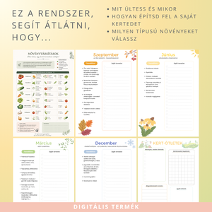 Kertésznapló � Tervezőcsomag kezdő kertészeknek - otthon & életmód - papír, írószer - naptár & tervező - Meska.hu