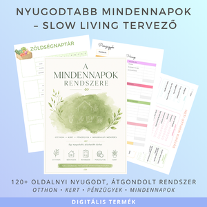 Slow Living tervezőcsomag - Meska.hu