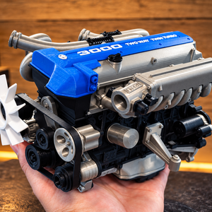3D Nyomtatott Toyota Motor Makett - művészet - makett, modell - Meska.hu