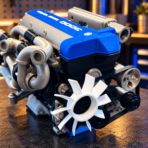 3D Nyomtatott Toyota Motor Makett - Meska.hu