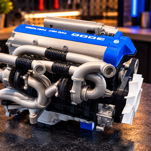 3D Nyomtatott Toyota Motor Makett - művészet - makett, modell - Meska.hu