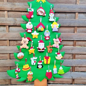 Filc díszíthető fenyő - Meska.hu
