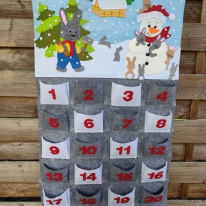 Nyuszis adventi naptár - Meska.hu