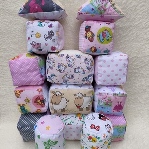 Puha építőkocka lányos - játék & sport - Meska.hu