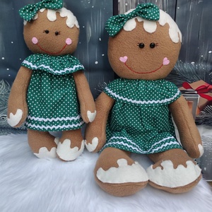 Mézeskalács, Karácsony, Karácsonyi lakásdekoráció, Karácsonyi manók, figurák, Varrás, MESKA