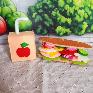 Szendvics készítő szett I., Játék & Sport, Gyerekkonyha, Játék ételek, Varrás, MESKA