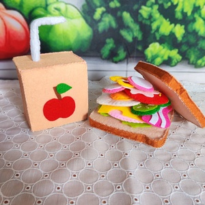 Szendvics készítő szett II., Játék & Sport, Gyerekkonyha, Játék ételek, Varrás, MESKA