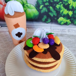 Amerikai palacsinta kávéval II., Játék & Sport, Gyerekkonyha, Játék ételek, Varrás, MESKA