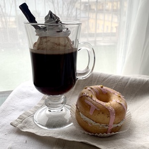 Ír jeges kávé és donut replika - Meska.hu
