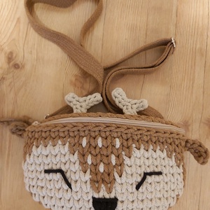 Horgolt gida övtáska újrahasznosított pamut zsinórfonalból , Táska & Tok, Kézitáska & válltáska, Válltáska, Horgolás, MESKA