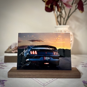 Egyedi saját fotós prémium plexi kép fa talpon - Személyre szabott ajándék, Otthon & Életmód, Dekoráció, Kép & Falikép, Több részes kép, Famegmunkálás, MESKA