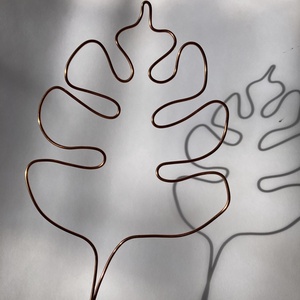 Rosegold 'Monstrea' növénytámasz álló - otthon & életmód - dekoráció - virágdísz és tartó - Meska.hu