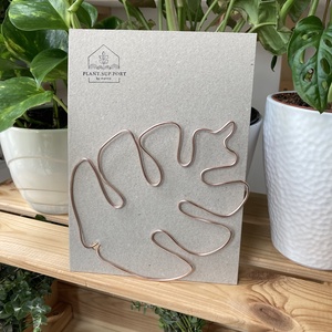 Rosegold 'Monstrea' növénytámasz álló - otthon & életmód - dekoráció - virágdísz és tartó - Meska.hu