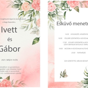 Esküvői meghívó - PL1541, Esküvő, Meghívó & Kártya, Meghívó, Papírművészet, MESKA