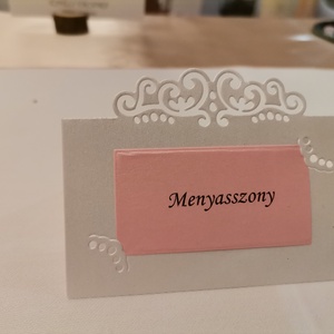 Ültetőkártya - PLÜ1508 - esküvő - meghívó & kártya - ültetési rend - Meska.hu