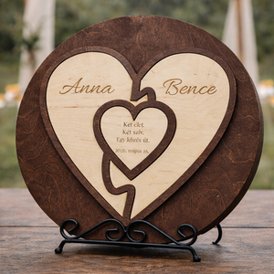 Összeérés Ceremónia Szett - Egyedi, modern szertartáselem polgári esküvőre (PSZ01) - esküvő - dekoráció - helyszíni dekor - Meska.hu