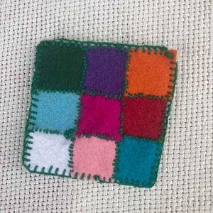 Patchwork poháralátét - Meska.hu