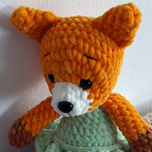 Huncutka - horgolt róka 28 cm - játék & sport - plüssállat & játékfigura - róka - Meska.hu Huncutka - horgolt róka 28 cm - játék & sport - plüssállat & játékfigura - róka - Meska.hu