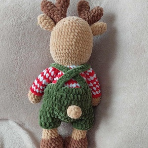 Karácsonyi szarvas -  40 cm - karácsony - karácsonyi lakásdekoráció - karácsonyi manók, figurák - Meska.hu