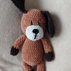 Horgolt kutyus - 29 cm - játék & sport - plüssállat & játékfigura - kutya - Meska.hu