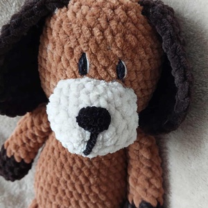 Horgolt kutyus - 29 cm - játék & sport - plüssállat & játékfigura - kutya - Meska.hu