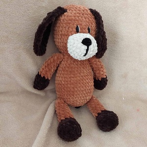 Horgolt kutyus - 29 cm, Játék & Sport, Plüssállat & Játékfigura, Kutya, Horgolás, Varrás, MESKA