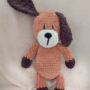 Horgolt kutyus - 29 cm - játék & sport - plüssállat & játékfigura - kutya - Meska.hu