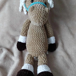 Horgolt lovacska - 40 cm  - játék & sport - plüssállat & játékfigura - ló - Meska.hu