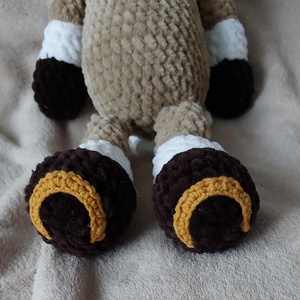 Horgolt lovacska - 40 cm  - játék & sport - plüssállat & játékfigura - ló - Meska.hu