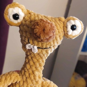 Sid, a lajhár - mintaleírás - diy (csináld magad) - szabásminta, útmutató - horgolási minta - Meska.hu