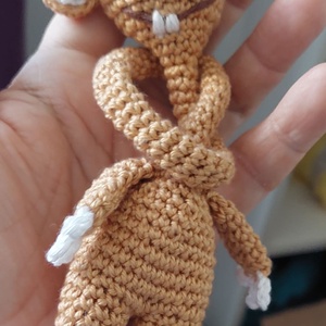 Sid, horgolt lajhár 30 cm - játék & sport - plüssállat & játékfigura - plüss mesefigurák - Meska.hu