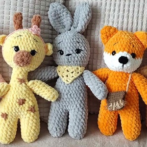 Horgolt figurák-5 db együtt - játék & sport - plüssállat & játékfigura - más figura - Meska.hu