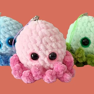 Horgolt kulcstartó, táskadísz - táska & tok - kulcstartó & táskadísz - kulcstartó - Meska.hu