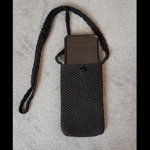 Horgolt telefon tartó  - táska & tok - pénztárca & más tok - telefontok - Meska.hu
