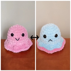 Horgolt kifordítható hangulat polip , Játék & Sport, Plüssállat & Játékfigura, Polip, medúza, Horgolás, MESKA