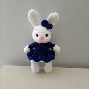 Horgolt nyuszi  - játék & sport - plüssállat & játékfigura - nyuszi - Meska.hu