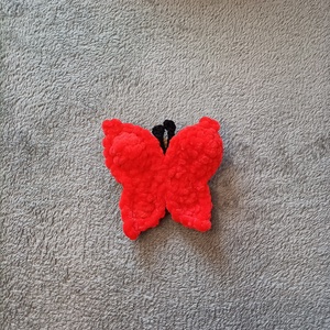 Horgolt piros pillangó ujjbáb , Játék & Sport, Bábok, Ujjbáb, Horgolás, MESKA