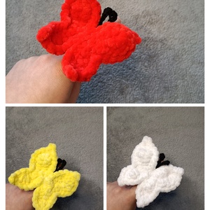 A három pillangó ujjbáb  - játék & sport - bábok - ujjbáb - Meska.hu