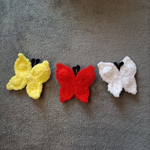 A három pillangó ujjbáb , Játék & Sport, Bábok, Ujjbáb, Horgolás, MESKA