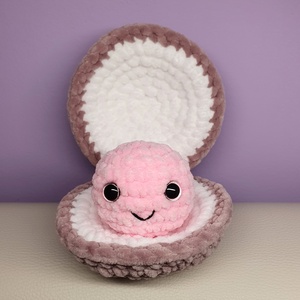 Horgolt amigurumi plüss kagyló, Játék & Sport, Plüssállat & Játékfigura, Más figura, Horgolás, MESKA