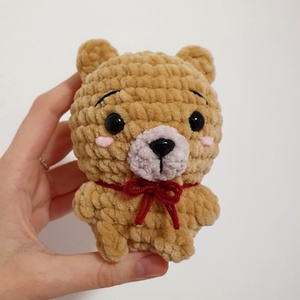 Horgolt amigurumi plüss mini maci pár - játék & sport - plüssállat & játékfigura - maci - Meska.hu