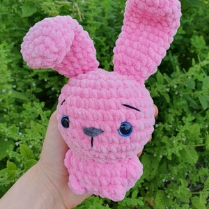 Horgolt amigurumi plüss nyuszi - játék & sport - plüssállat & játékfigura - nyuszi - Meska.hu