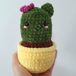 Horgolt amigurumi plüss kaktusz - Meska.hu