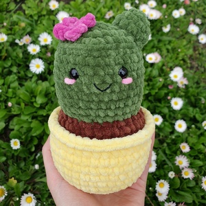 Horgolt amigurumi plüss kaktusz - játék & sport - plüssállat & játékfigura - más figura - Meska.hu