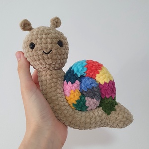 Horgolt amigurumi plüss csiga  - Meska.hu
