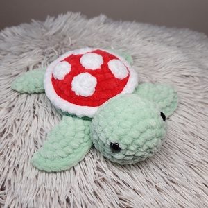 Horgolt amigurumi plüss teknős - Meska.hu