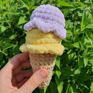 Horgolt amigurumi plüss fagyi - Meska.hu