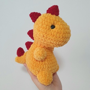 Horgolt amigurumi plüss dínó  - Meska.hu