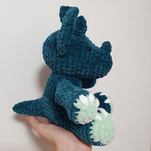 Horgolt amigurumi plüss dínó  - játék & sport - plüssállat & játékfigura - plüss dínók - Meska.hu